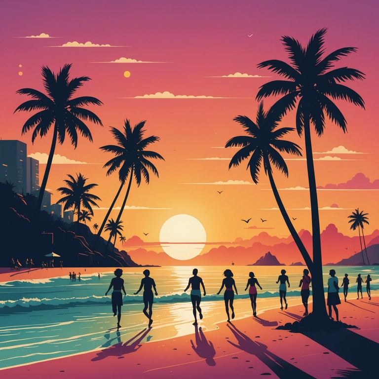 Infused with the lively rhythms of brazilian soul and a touch of jazz, sunset samba soul dance captures the essence of an energetic beach dance party. Warm melodies played on the guitar mingle with vibrant percussion as the song transports listeners straight to a sun kissed brazilian coast.