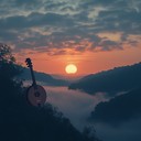 uplifting bluegrass tune with energetic banjo and fiddle melodies