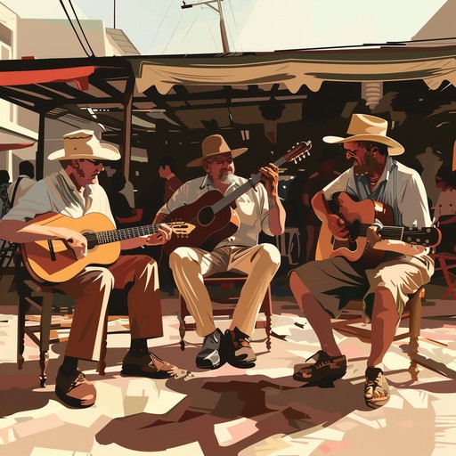 An intriguing blend of appalachian bluegrass and middle eastern music, featuring the twang of the banjo with the exotic sounds of oud and darbuka. This dynamic composition takes listeners on a musical adventure across different cultural landscapes.