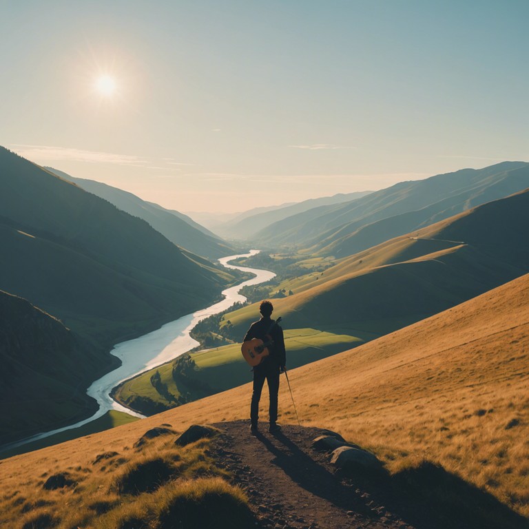 Whispers of the wind is a powerful acoustic exploration, weaving emotions into a fabric of storytelling. This track embodies a journey of self discovery and contemplation, articulated through the gentle plucking of an acoustic guitar. Each note and chord progression carries a narrative, drawing listeners into a serene yet emotionally charged atmosphere.