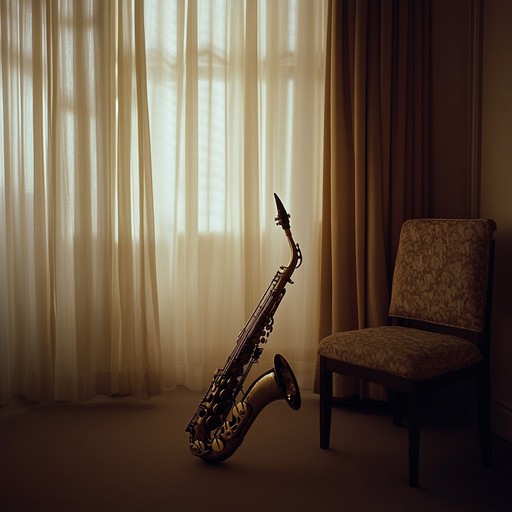 An instrumental composition weaving delicate saxophone over a smooth jazz rhythm, evoking tender moments shared in quiet solitude.