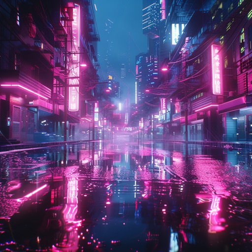 Dive into a mesmerizing soundscape where hypnotic beats blend seamlessly with lush, retro synthesizer tones. The evocative melodies will transport you to a dreamy, neon lit cityscape from the 1980s, filled with vibrant hues and nostalgic feelings. Perfect for late night drives or imagining cyberpunk futures.