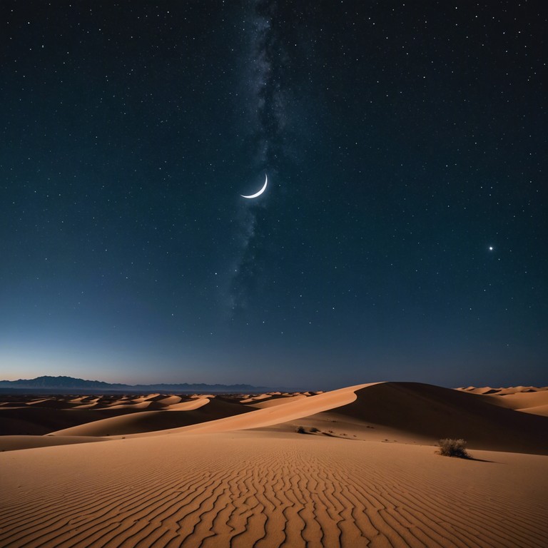 This instrumental track uses the haunting sounds of the oud to transport listeners back to a time of ancient middle eastern deserts under starlit skies, weaving a soundscape that is both ethereal and rooted in tradition.