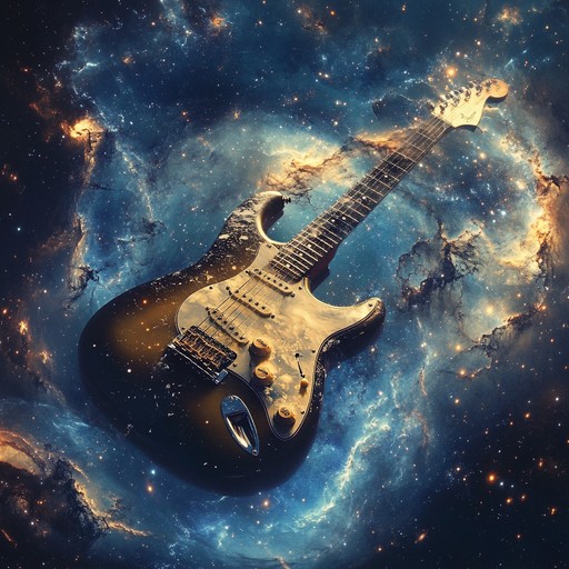 An intense and powerful hard rock instrumental that combines heavy guitar riffs with ethereal sounds, creating a journey through cosmic realms and mysterious alien worlds.