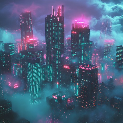 Step into the depths of a dystopian future with haunting synths and dissonant sounds. This track paints a vivid picture of a high tech, yet decaying metropolis, shrouded in an air of mystery and danger, perfect for scenes requiring an eerie, cyberpunk ambiance.