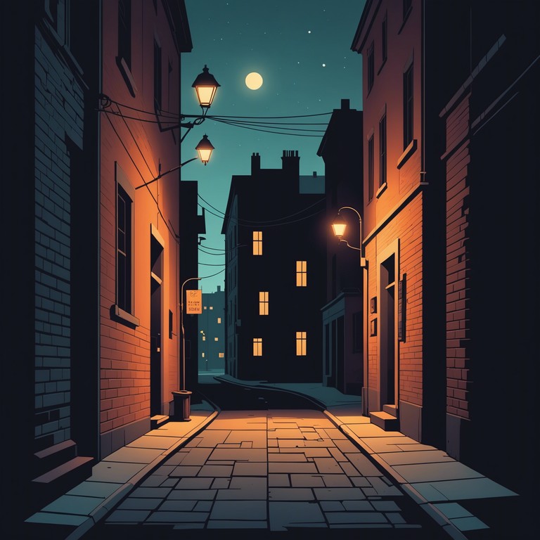 This track embodies the haunting essence of shadowy city nights, where the pulsating beats resonate with the hidden dangers and mysteries lurking within urban landscapes. The music explores the interplay between suspense and the chaotic rhythm of city life, creating an auditory journey through the less trodden and ominous paths of the metropolis.