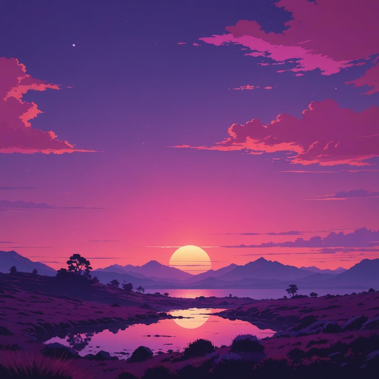 Imagine driving down an endless neon lit highway as the sun sets, with synth layers creating a backdrop of carefree exhilaration. This instrumental track captures the essence of freedom and bliss, encapsulated within a digital dreamscape of vibrant synthwave melodies. Sonic textures reflect a journey through a nostalgic yet futuristic summer evening.