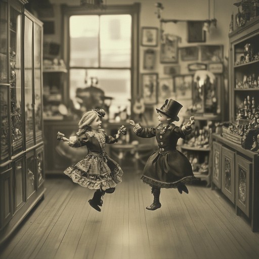 An instrumental piece that intertwines whimsical melodies with dramatic undertones, illustrating the enchanting dance of clockwork dolls in a magical toyshop. Beginning with delicate chimes and building into a powerful orchestral movement, it evokes wonder and nostalgia.