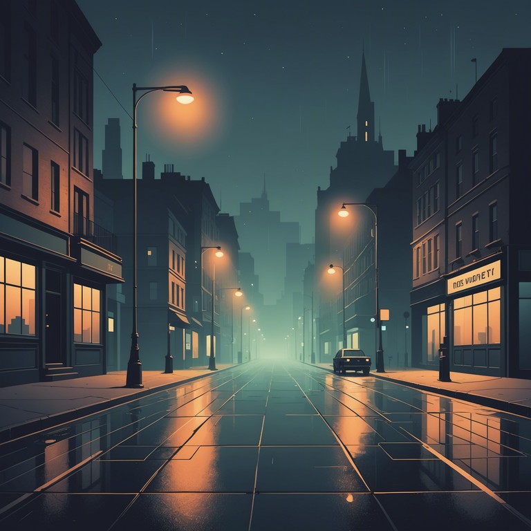 A track that blends the eerie undertones of sinister melodies with the energetic beats of urban jazz, creating a mysterious and engaging atmosphere. Perfect for a dramatic scene in an upscale, moonlit cityscape.