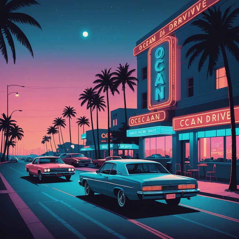 Imagine cruising through a neon lit cityscape as the dawn breaks, with synth melodies that provide a dynamic and optimistic undertone, inspiring a feeling of unlimited possibilities.