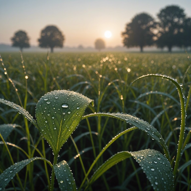 Imagine a composition where delicate tones rise gently like the soft breath of a serene, starlit night, carrying the listener into a state of deep relaxation and introspective thought.