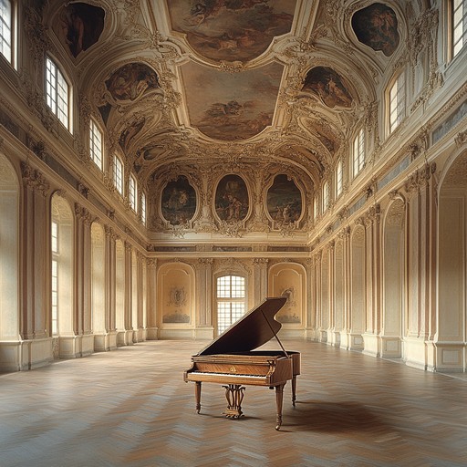 Imagine a harpsichord playing softly in the vast halls of a grand baroque palace, each note creating ghostly echoes that dance along dated tapestries and gilded walls. The piece transitions into more complex melodies, demonstrating both the technical capabilities of the instrument and the emotional depth it can convey in the right setting.