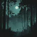 eerie rhythms weave through dark, mystical forest sounds