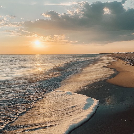 This instrumental piece features gentle acoustic guitar melodies that evoke a deep sense of longing and nostalgia. The soft strumming patterns create an atmosphere of quiet reflection, reminiscent of standing alone on a tranquil beach watching the waves roll in. The music invites listeners to journey inward, embracing memories and emotions stirred by the serene seaside setting.