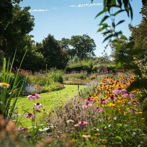 A radiant and cheerful instrumental track that captures the essence of a sunny day in a blooming garden. The piece weaves traditional hindustani melodies with modern arrangements, evoking a sense of joy and lightness. The sitar leads the melody, accompanied by subtle tabla rhythms and gentle ambient sounds, creating a lush and carefree summer soundscape.