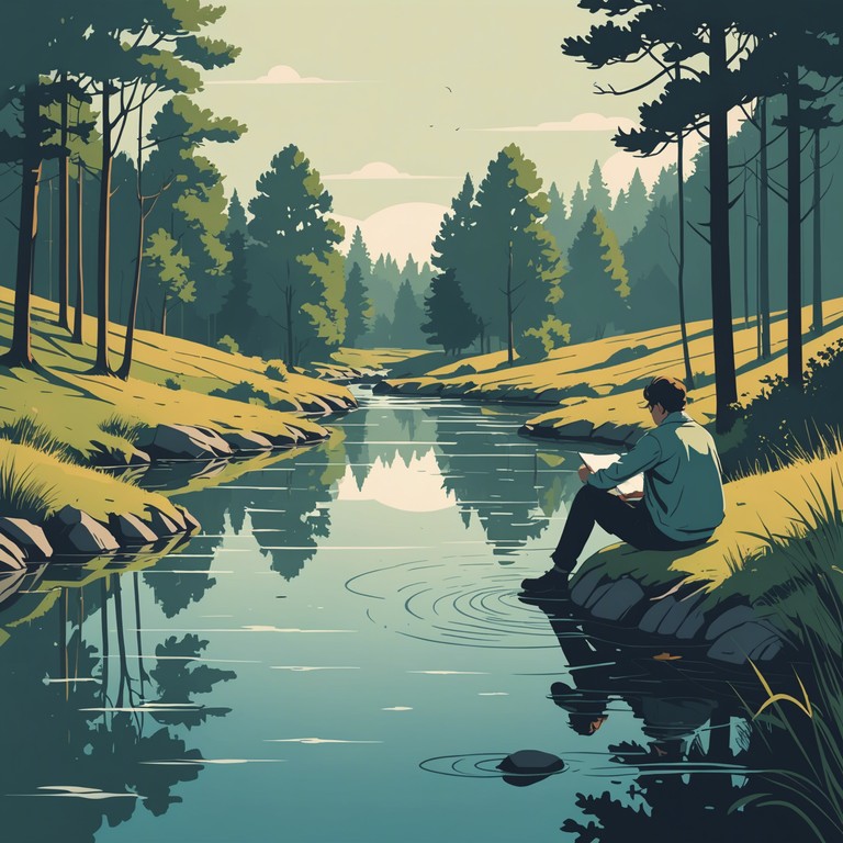 Echoes of serenity places emphasis on delicate strumming and soft harmonies of the acoustic guitar, crafting an audible tapestry that promotes mindfulness and self discovery.