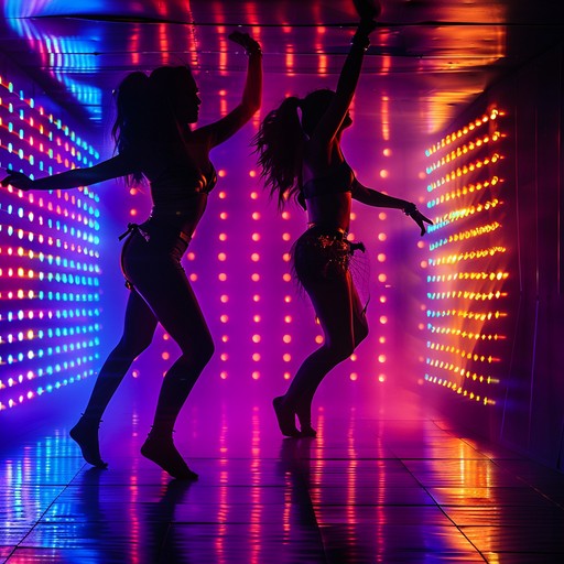 A pulsating track that captures the raw, intense energy of 70s disco with funky basslines, soaring strings, and driving beats that compel you to move. Picture the neon lights reflecting off a spinning disco ball as you lose yourself in the groove.