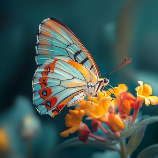 Inspired by the graceful dance of a butterfly, this composition seeks to encapsulate the essence of a monarch as it flutters through a meadow, with musical phrases mimicking the soft beats of its wings. The piece progresses with gentle rises and falls simulating the unpredictable yet graceful flight pattern.