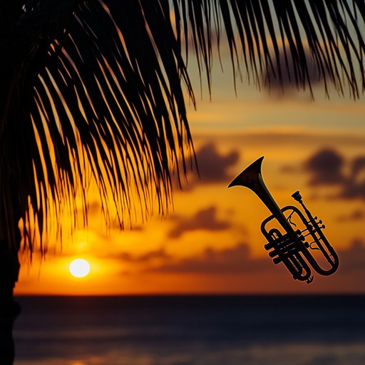 Immerse in the grandeur of a caribbean sunset with this majestic latin jazz piece, blending lush instrumentation and vibrant tropical rhythms for an unforgettable experience