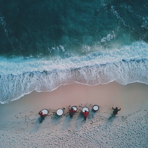 As the sky gently transitions from golden hues to twilight blues, the sound of steelpan brings the caribbean night to life, with soft waves providing a tranquil background. This music captures the fleeting beauty of dusk on a caribbean island, emphasizing cultural sounds and peaceful evening vibes.