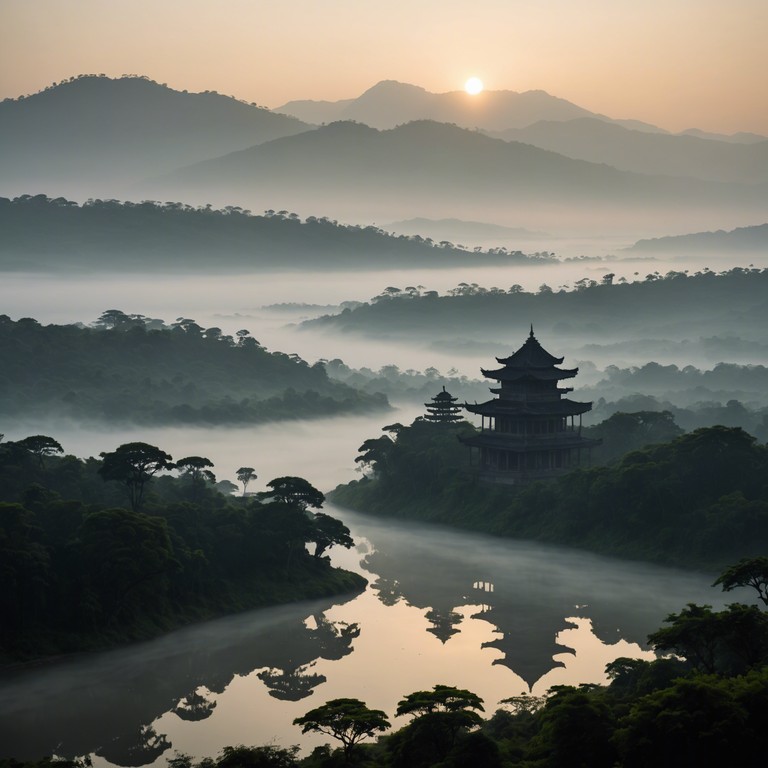 A mesmerizing flute journey through ancient landscapes, blending historical melodies with modern sensibilities, creating a bridge between past and present. The composition uses the khlui to evoke the sense of being in vast, untouched ancient valleys, where every note resonates with centuries of heritage and untouched natural beauty. The contrast between the ancient sounds and the contemporary arrangement brings a unique introspective experience.