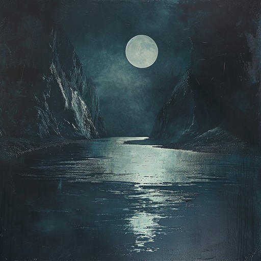 This track feels like the haunting and eerie echoes of a nocturnal scene by a secluded lake, filled with the reflective light of a full moon. It lures the listener into a trance of reflection and sensation, with waves of chilling sounds reflecting off unseen surfaces.