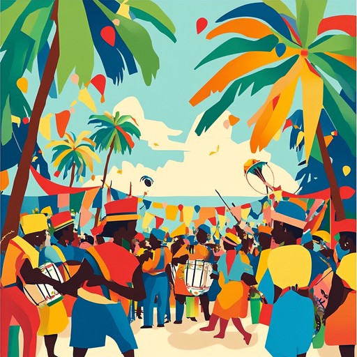 An instrumental calypso piece featuring vibrant steelpan melodies and energetic rhythms, evoking the cheerful spirit of a tropical carnival and bringing a smile to listeners with its whimsical charm.