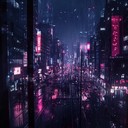 an intense synthwave track with dark, furious energy.