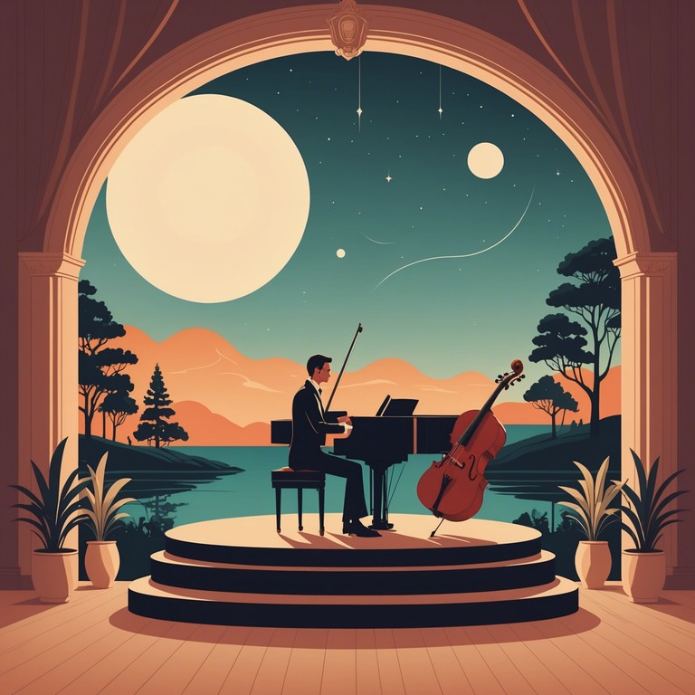 This composition showcases a symphony orchestra's ability to deeply stir emotions through elegant and sophisticated musical phrases. The sweeping strings and measured pace craft a reflective and serene soundscape, enveloping the listener in a cocoon of classical beauty.