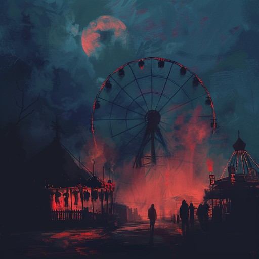 Step into a nightmarish carnival where distorted melodies and eerie sound effects create a haunting atmosphere. The music box-like tunes are warped and dissonant, accompanied by creepy laughter, screams, and the clanking of rusty machinery. This twisted soundtrack will send shivers down your spine as you navigate through the abandoned rides and decrepit attractions of this cursed carnival.