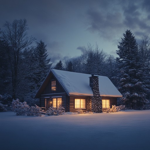 This piece captures the essence of a quiet, snowy christmas evening, utilizing subtle soundscapes to evoke the tranquil and mystical atmosphere of winter. The music gently flows, mimicking the silent fall of snowflakes through chilled air, providing a backdrop for intimate gatherings or peaceful solitary nights.