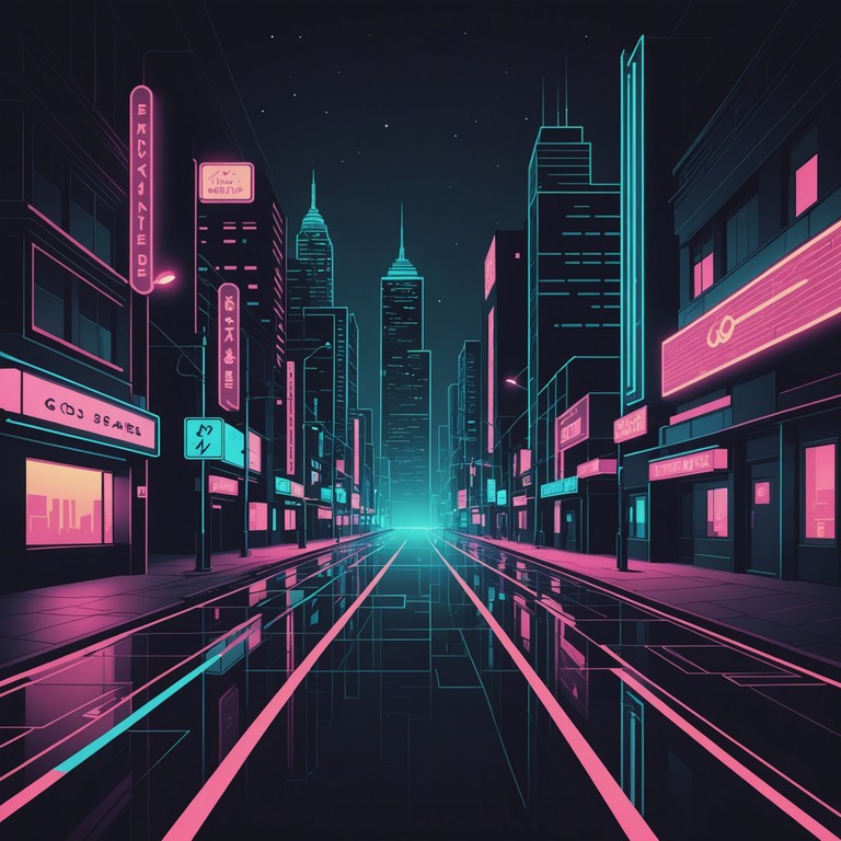 Imagine a composition that blends the typical theatrical flourish of broadway with an overlay of dreamy, surreal soundscapes. This piece takes the listener on a journey through a vividly imagined urban setting at night, glowing with neon lights and alive with the pulse of distant dreams. With electric piano taking the lead, this track is perfect for both introspective listening and theatrical background music.