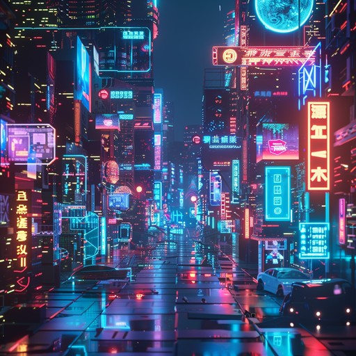 Immerse in a high octane journey through flickering neon lights and dark alleyways, propelled by relentless beats and futuristic synths, evoking a world where technology and humanity collide in thrilling chases.