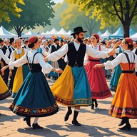 joyful dance tunes with jewish flair