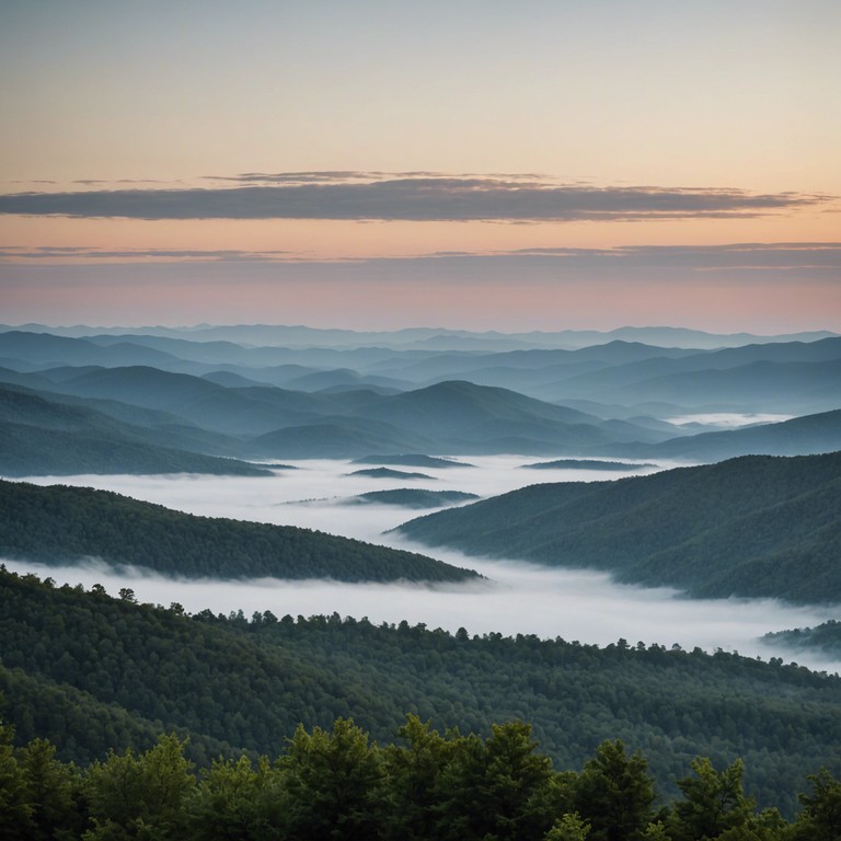 In this bluegrass track, rich emotional landscapes are painted with the sweet, melancholic pluck of the banjo, evoking the spirit of towering mountains and deep, reflective valleys. This composition blends traditional appalachian sounds with a contemporary sense of introspection and solitude. The music progresses like a journey through mist covered hills, echoing the whispers of the wind with each note.