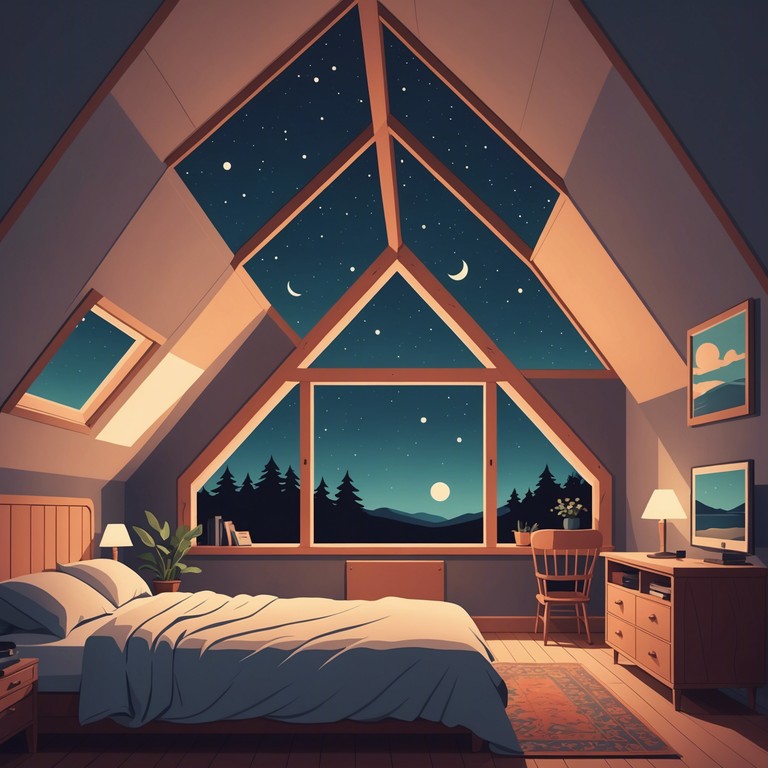 Explore the boundaries of dream and space with this serene composition, where each note offers a step deeper into a peaceful slumber under the watchful eyes of the cosmos. Perfect for nights when you need an escape that leads you gently to dreams.