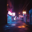 an instrumental journey through desolate urban landscapes at night.