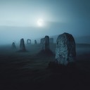 a haunting instrumental ballad evoking mystical ancient landscapes