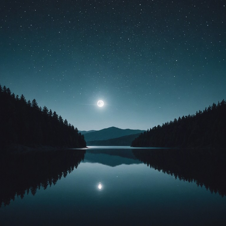 An instrumental track that captures the elusive dance of moonlight on a mist clad lake, accentuating every eerie whisper and shimmering shadow with its musical depth. The piece uses a resonant church organ to channel the solemnity and enigmatic nature of a haunted lakeside at midnight.