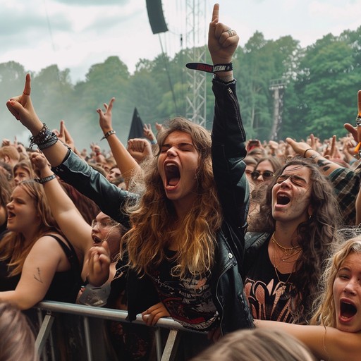 Engaging and bursting with energy, this track combines virtuosic guitar solos, thundering drums, and electrifying bass lines for a headbanging festival anthem.