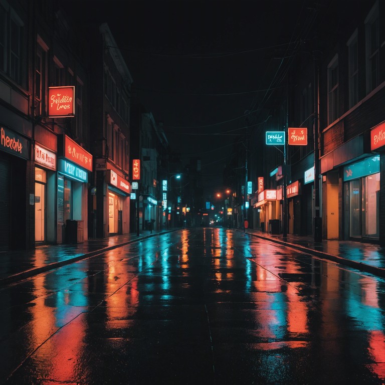 Imagine wandering through the neon lit streets of a bustling city at midnight, encapsulated by the serene hum of urban life. This track mixes soft lofi beats with urban soundscapes, conjuring a calm yet invigorating atmosphere.