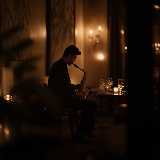 An instrumental piece blending the mellow sounds of torch lounge with tranquil melodies, creating a soothing atmosphere reminiscent of quiet candlelit evenings.