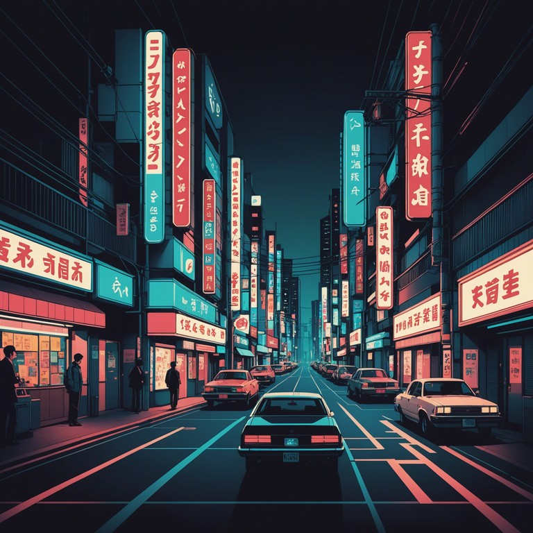 This track captures the eerie, pulsating essence of tokyo at night, blending traditional japanese instruments with contemporary jpop rhythms to create a hauntingly beautiful soundscape. The melody carries a sense of mystery and allure, perfect for exploring the city's shadowy depths.