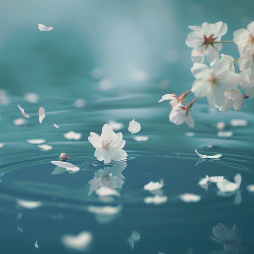 A delicate piano melody entwines with soft strings, creating an atmosphere that captures the longing and nostalgia of a love that faded away. The music pulses like a heartbeat, reflecting the melancholic beauty of cherry blossoms drifting through the air.
