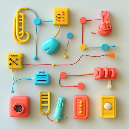 An energetic instrumental blending playful toy instruments with assertive electronic beats, creating a vibrant and bold soundscape. An energetic instrumental blending playful toy instruments with assertive electronic beats, creating a vibrant and bold soundscape.