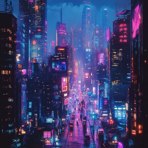 Thumping synths drive through a dynamic metropolitan night, evoking imagery of neon lit streets and exhilarating urban escapades