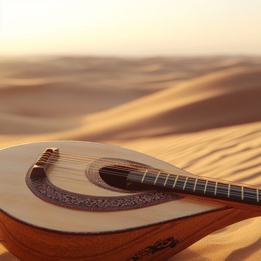 This energetic instrumental track features engaging oud melodies intertwined with complex rhythms created by middle eastern percussion instruments. The fusion of age old scales and modern rhythmic dynamics conducts an intense, evocative journey through the desert landscape, filled with dramatic tension and powerful emotions.