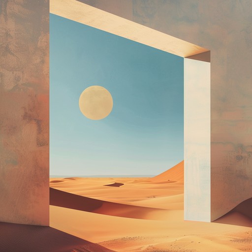 A spellbinding track infused with traditional middle eastern instruments, creating a soundscape filled with mystery and the allure of the arabian desert. The melody captures the essence of moving sands and starry nights, perfect for a scene-setting in an epic desert adventure,