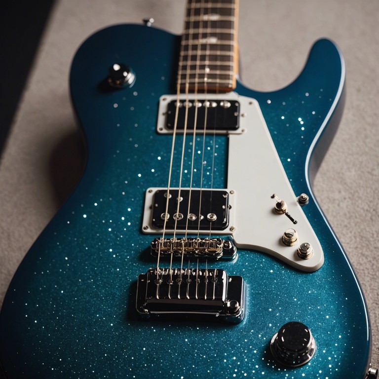 Expanding upon the themes of cosmic exploration, stellar echoes arise uses the resonant tones of an electric guitar to simulate the experience of traveling through different star systems, with each section representing a unique astral phenomenon.