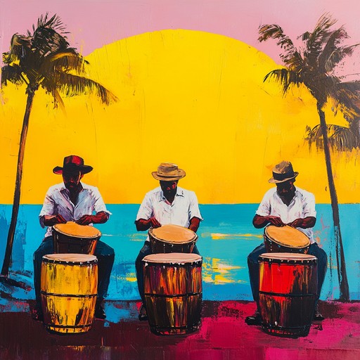 An instrumental piece that combines vibrant african percussion with soulful cuban melodies, creating an exotic and captivating soundscape reminiscent of a sunset over havana.